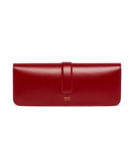 Khaite Red Blake Clutch Bag