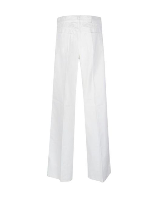 Pt Pantaloni White Pt Torino Cindy Straight-Leg Jeans
