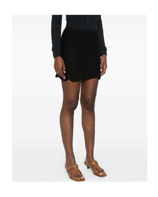 Tom Ford Black Scalloped Skirt