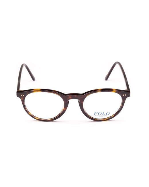 Polo Ralph Lauren Metallic Eyewear Round Frame Glasses for men