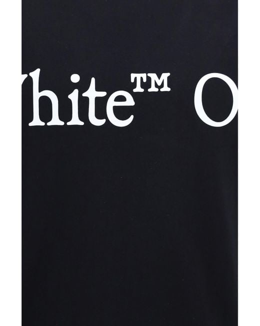 Off-White c/o Virgil Abloh Black Short-Sleeved T-Shirt for men