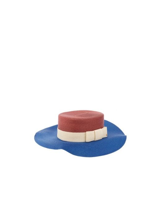 Gucci Blue Wide-Brimmed Hat