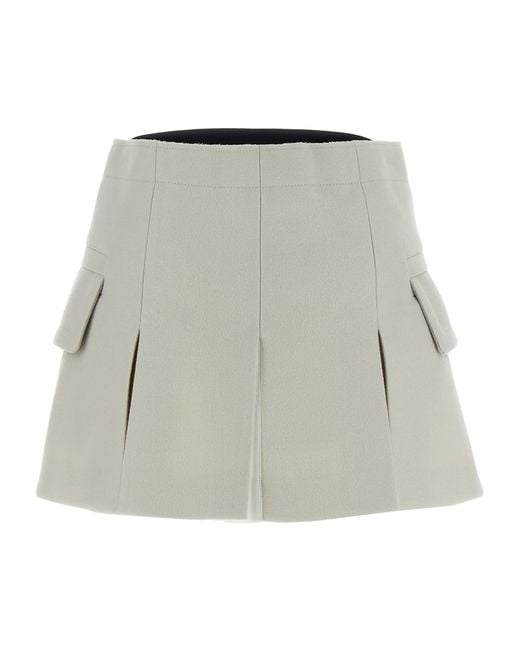 Sacai Multicolor 'Melton' Skort