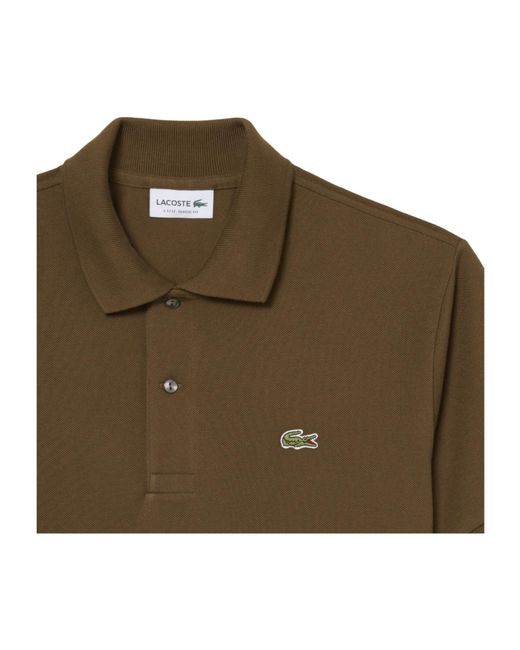 Lacoste Brown Classic Fit L.12.12 Original Polo Shirt for men