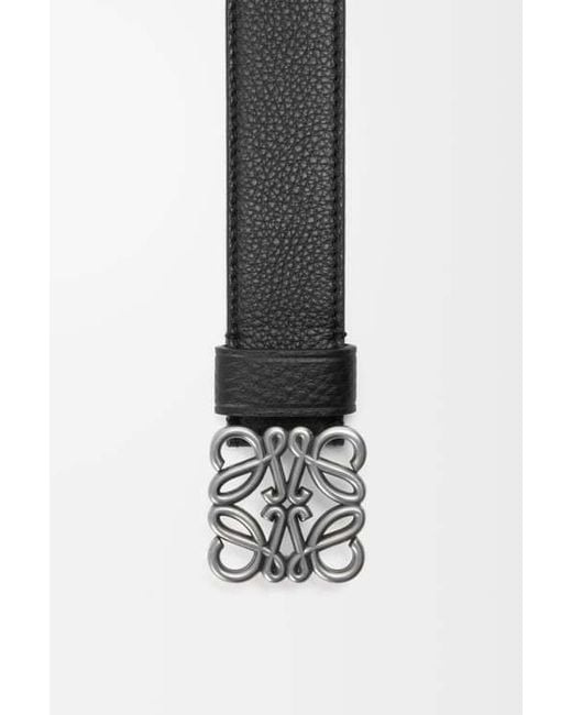 Loewe White Chunky Anagram Belt for men