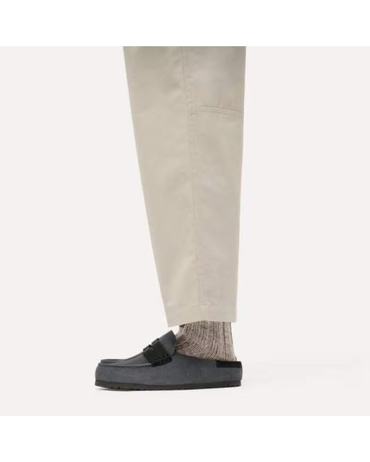 Birkenstock Brown Naples Wrapped Mixed Leather for men