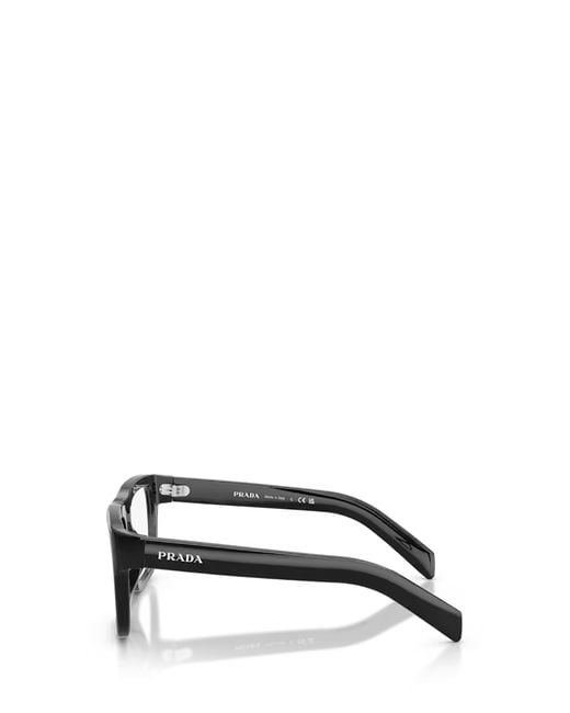 Prada White Eyewear Square Frame Glasses for men