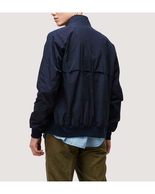 Baracuta Blue G 9 Harrington Zip-Up Bomber Jacket for men