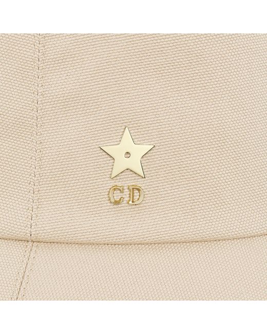 Dior Natural Teddy-D Narrow Brim Bucket Hat
