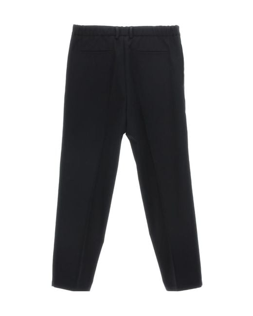 Jil Sander Black Low Rise Chino Pants for men