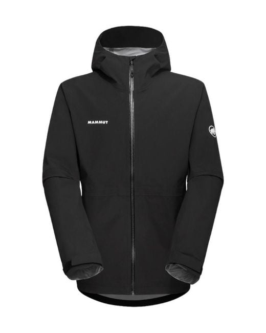 Mammut Black Linard Guide Hs Hooded Jacket for men