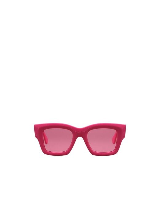 Jacquemus Pink Solid Color Sunglasses