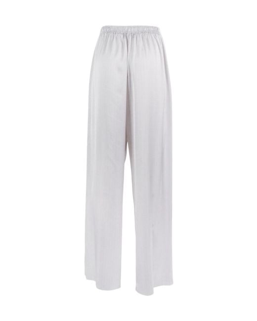 Emporio Armani Gray Elasticated Drawstring Waistband Trousers