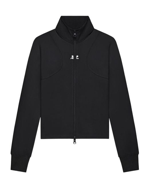 Courreges Black Courrèges Scuba Tracksuit Interlock Jacket