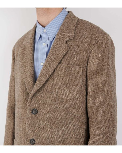 Our Legacy Brown Long-Sleeved Suit Jacket for men