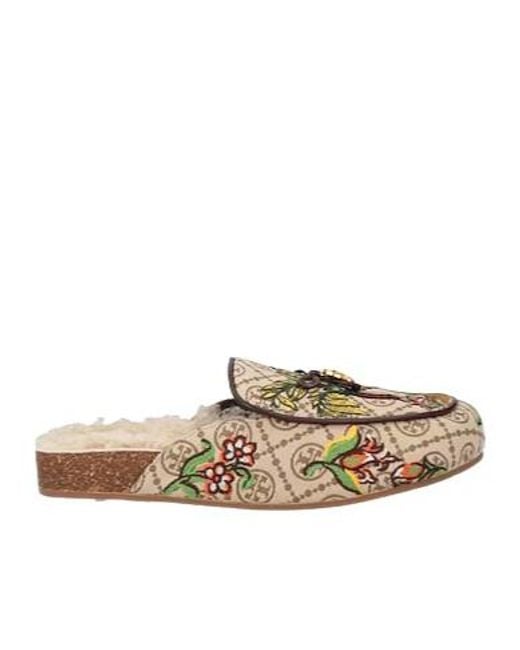 Tory Burch White Mules And Clogs
