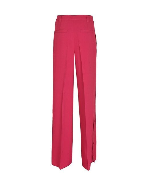 RED Valentino Pink High Waist Tailored Trousers
