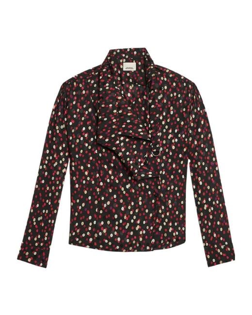 Isabel Marant Purple Top Emany Top