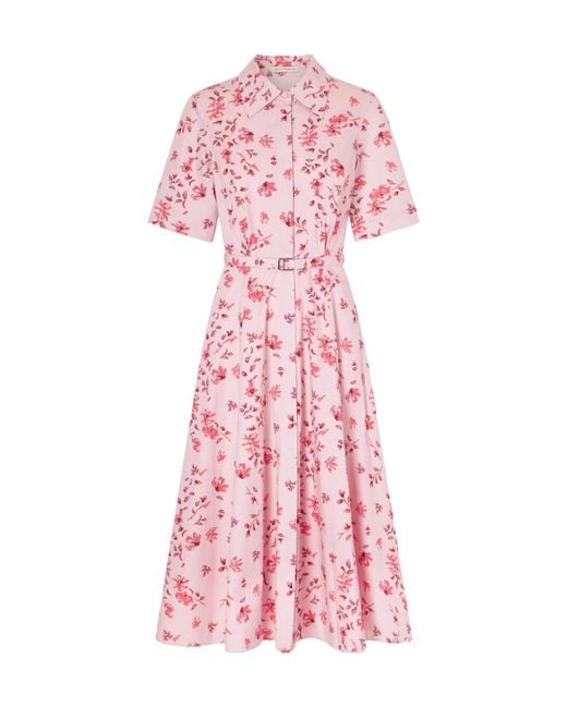 Emilia Wickstead Pink Floral Dress