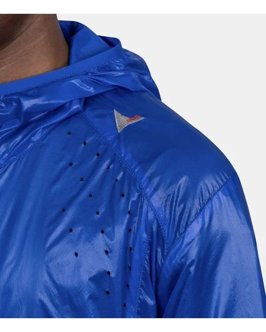 Roa Blue Packable Zipped Jacket for men