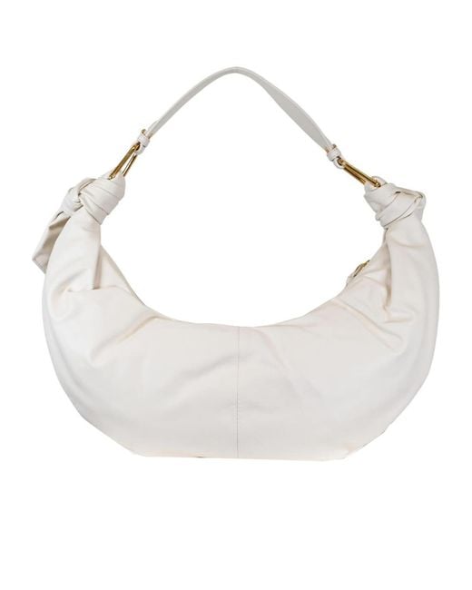Coccinelle White Furoshiki Large Shoulder Bag