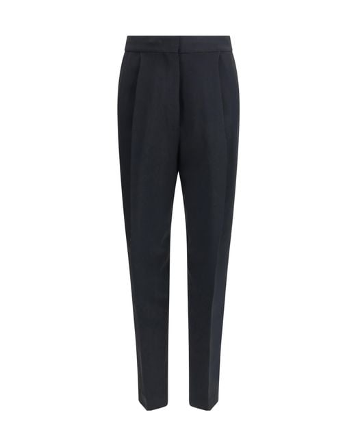 Fabiana Filippi Blue Cady Trousers