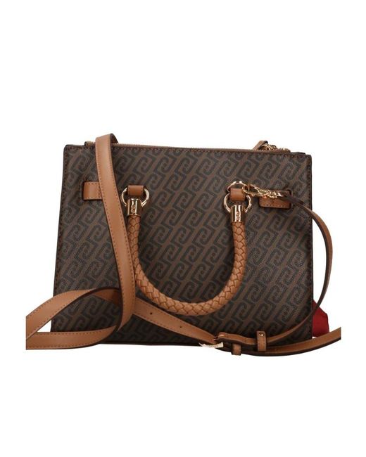 Liu Jo Brown Patterned Shoulder Bag