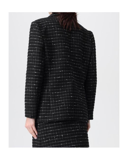 MSGM Black Single Breasted Jacket