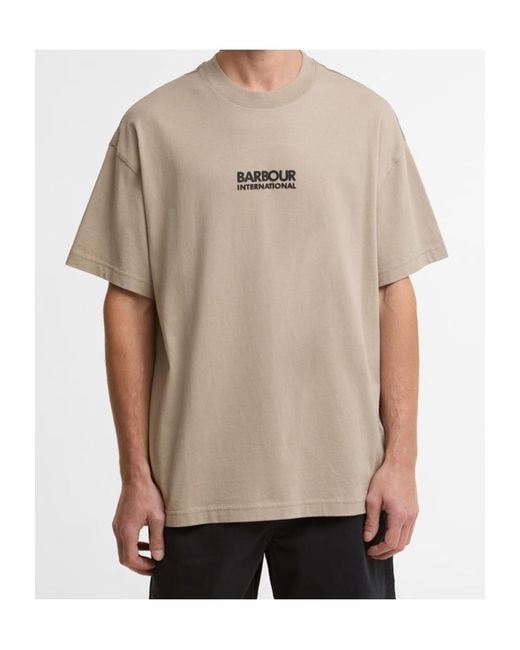 Barbour Natural Logo Short-Sleeved T-Shirt for men