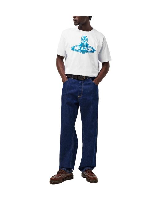 Vivienne Westwood White Regular Fit T-Shirt for men