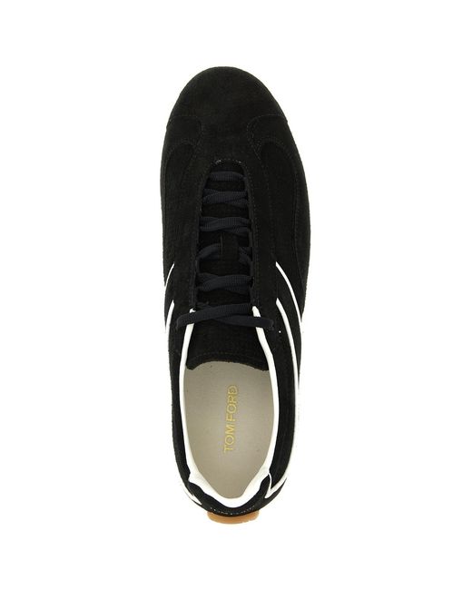 Tom Ford Black Low-Top Sneakers for men