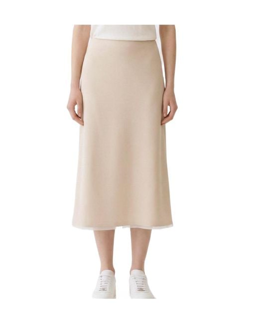 Fabiana Filippi Natural High-Waisted Skirt