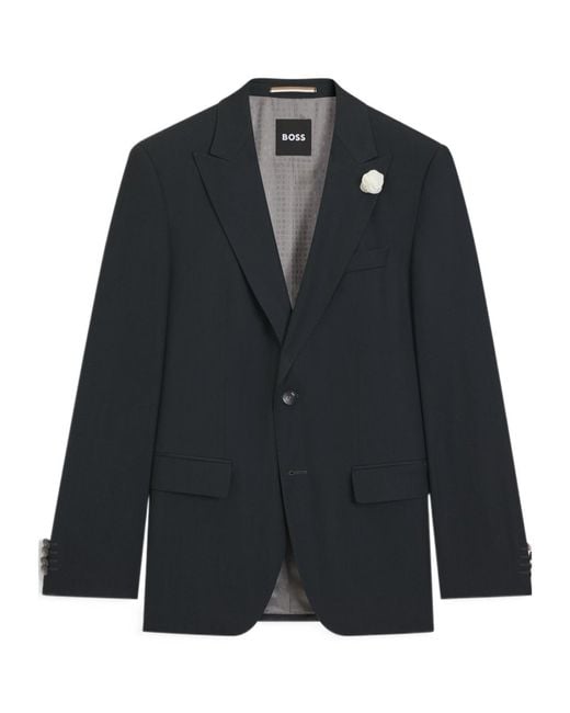 Boss Black Long-Sleeved Suit Jacket for men