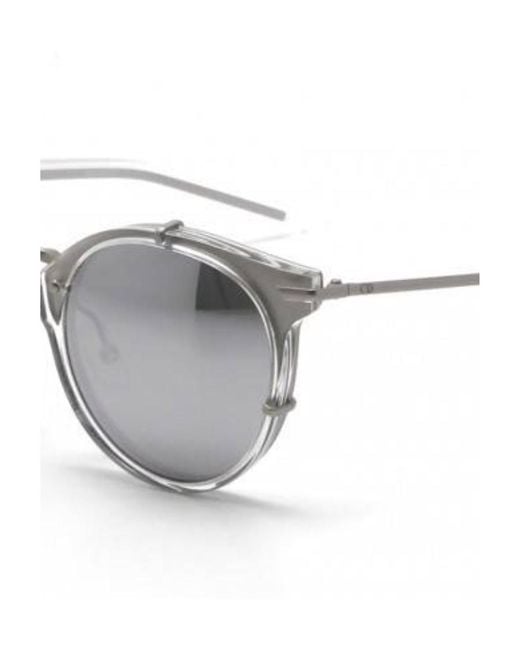 Dior White Logo Sunglasses