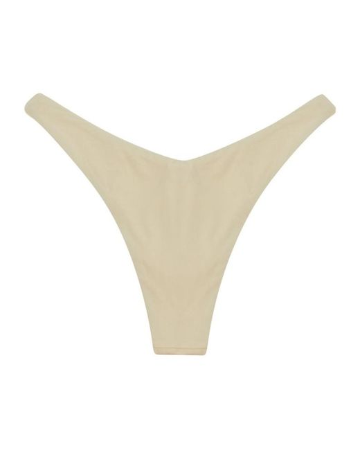 LaRevêche White Triangle Bikini Bottoms