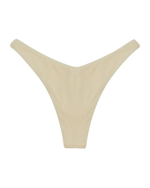 LaRevêche White Triangle Bikini Bottoms