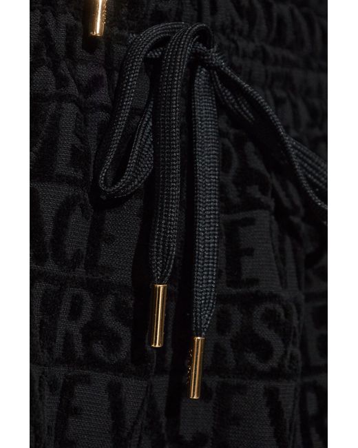 Versace Black I Baroque Shorts