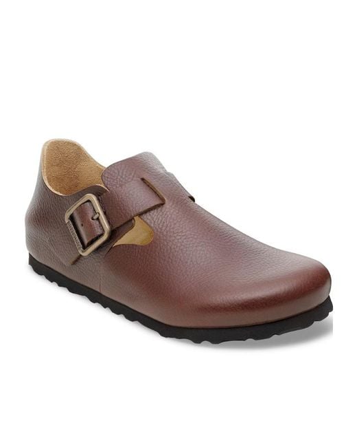 Birkenstock Brown London Wire Buckle Loafers for men