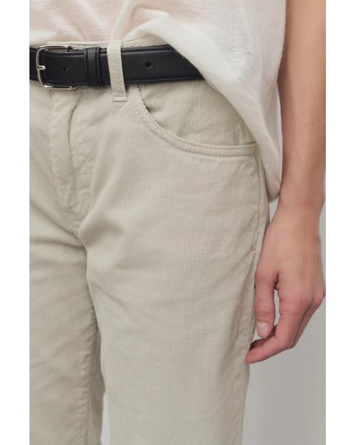 The Row Natural Carlyl Corduroy Trousers