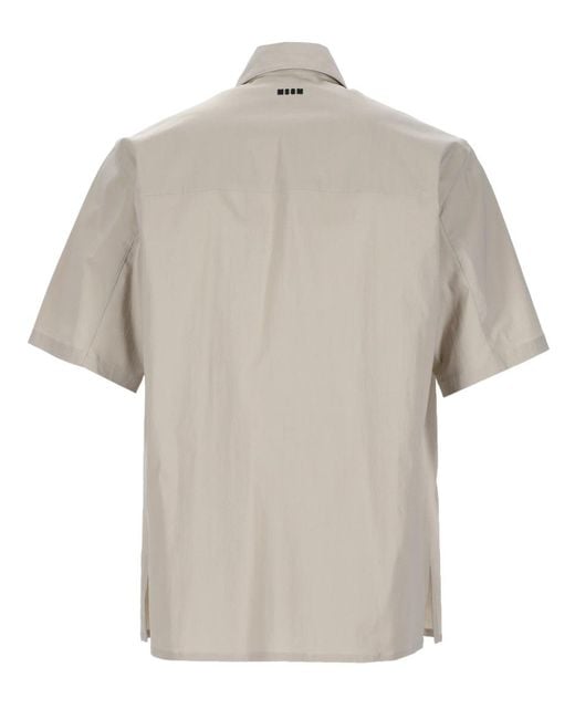 MSGM White Short-Sleeved Shirt for men