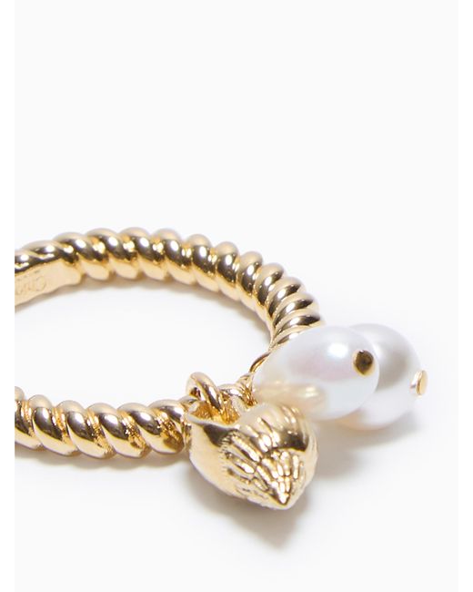 Chloé Metallic Shell Ring
