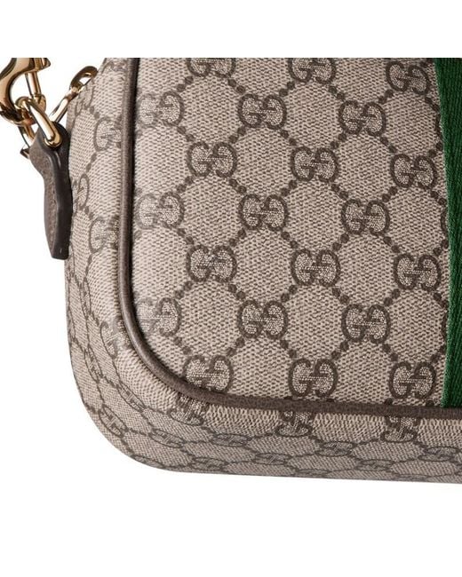 Gucci Brown Ophidia Small Camera Bag