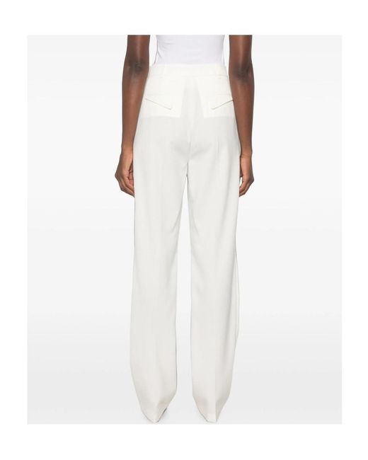 Elisabetta Franchi White Trousers