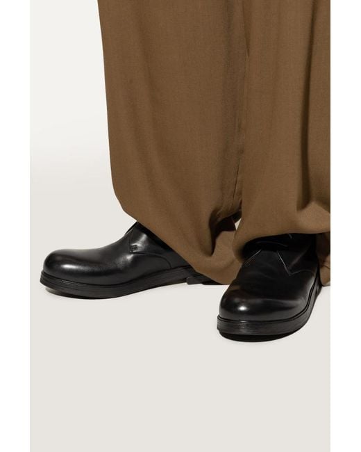 Marsèll Black Marsll Zucca Zeppa Combat Boots for men