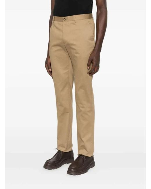 Etro Natural Frayed-Hem Trousers
