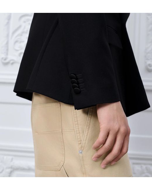Dior Black Homme Double-Breasted Tuxedo Blazer for men