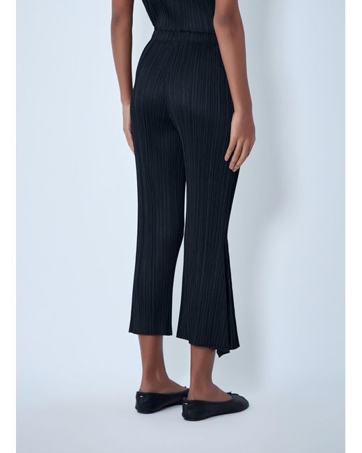 Pleats Please Issey Miyake Black Pleated Trousers