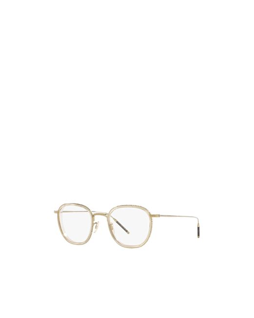 Oliver Peoples White Square Plain Mirror for men