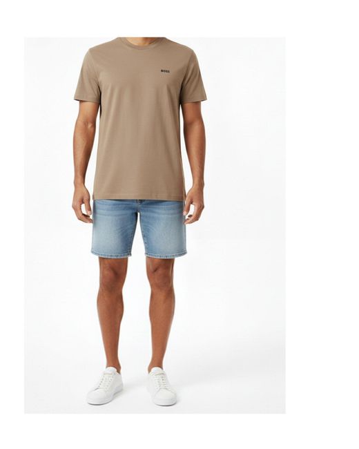 Boss Natural Logo Short-Sleeved T-Shirt for men