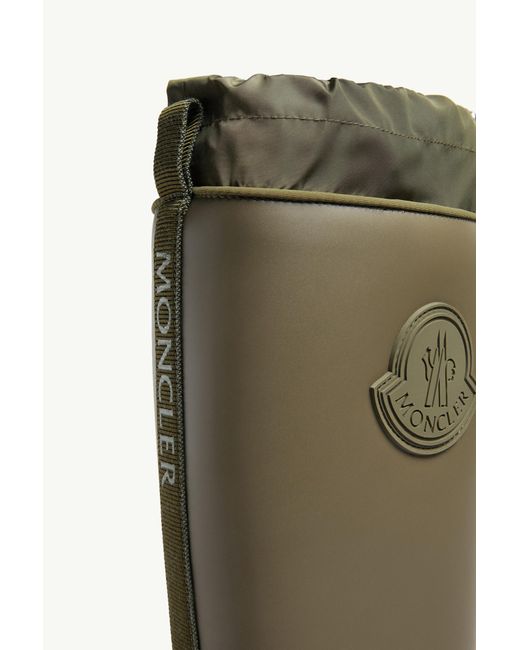 Moncler Green Kickstream High Rain Boots
